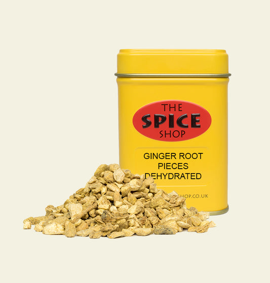 GINGER ROOT PIECES, DEHYDRATED